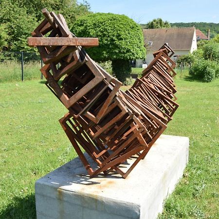 Gite Dans Parc De Sculptures - Gite "Pondichery" Port-Mort Eksteriør bilde